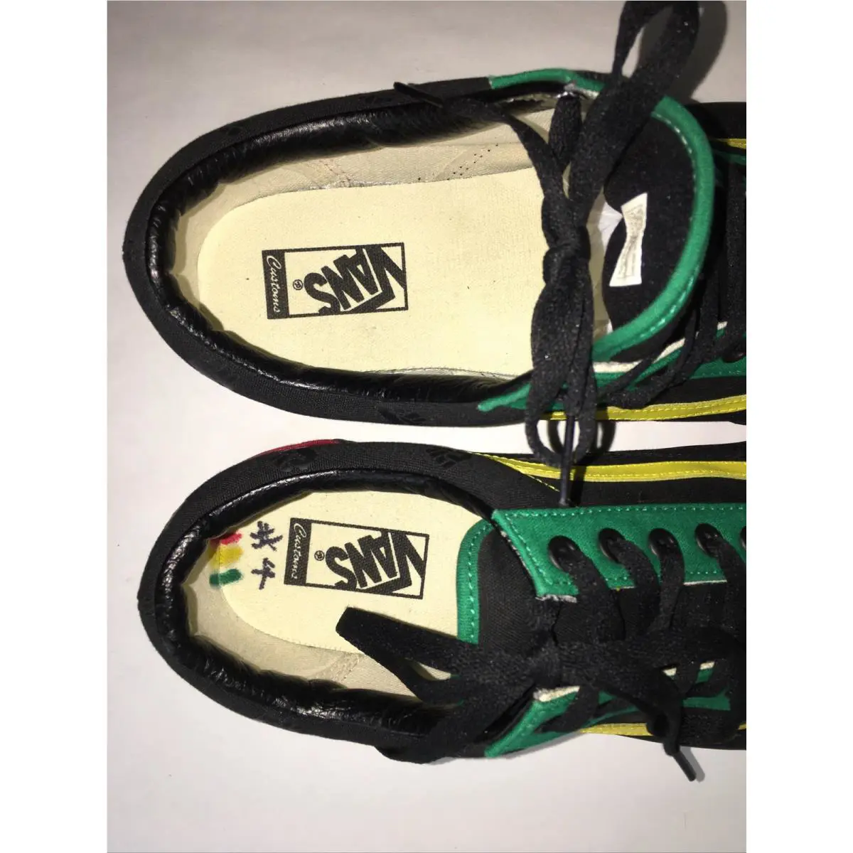 Vans shoes - VANS Off The Wall - Off The Wall - Red Black Yellow Green 11