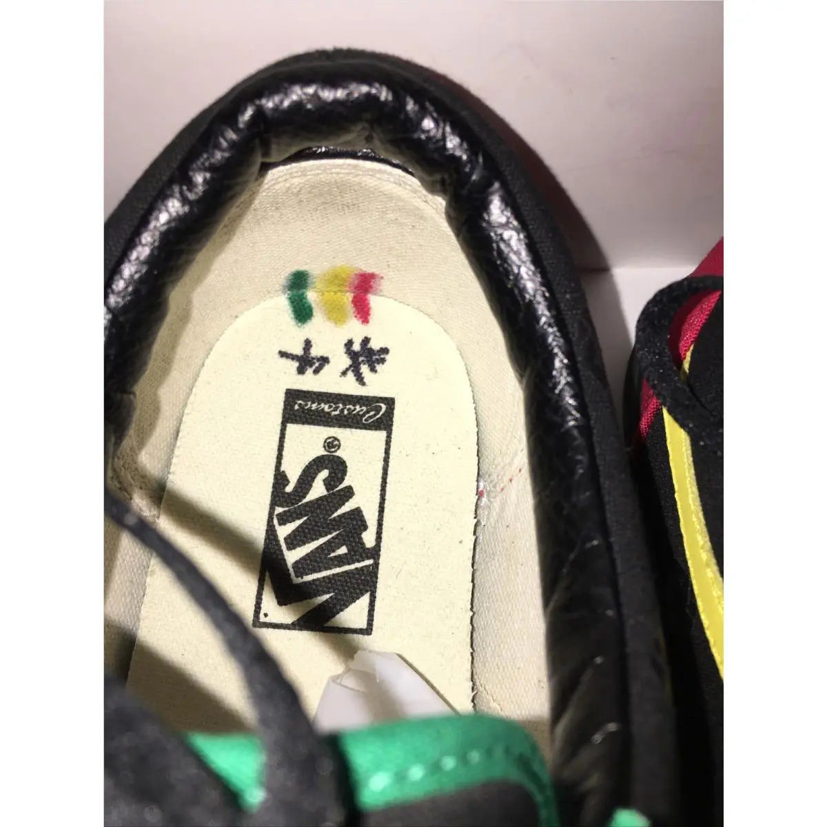Vans shoes - VANS Off The Wall - Off The Wall - Red Black Yellow Green 3