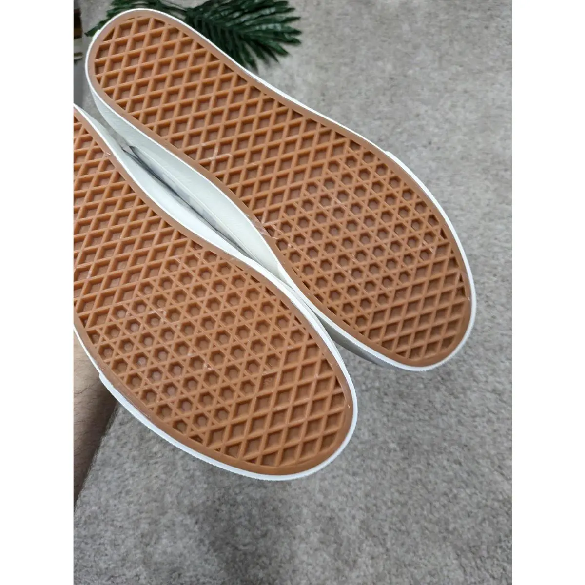 Vans shoes - Vans Old Skool Checkerboard Gray Marshmallow - White 5
