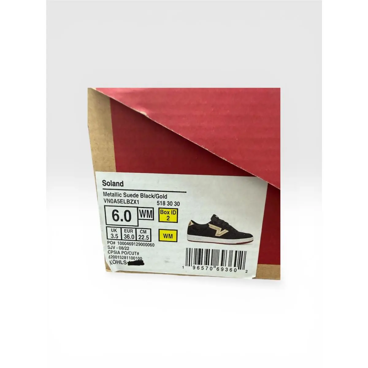 Vans shoes - Black (UPC: 196570693602) 3