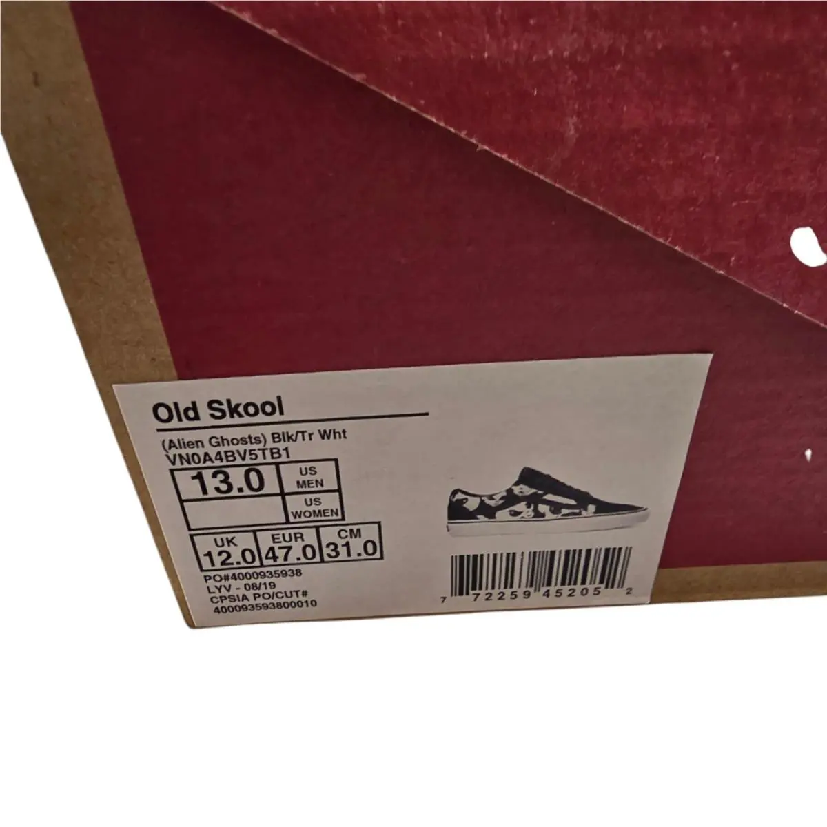 Vans shoes - VANS Old Skool - Old Skool - VN-0A4BV5TB1 - Black/White 8