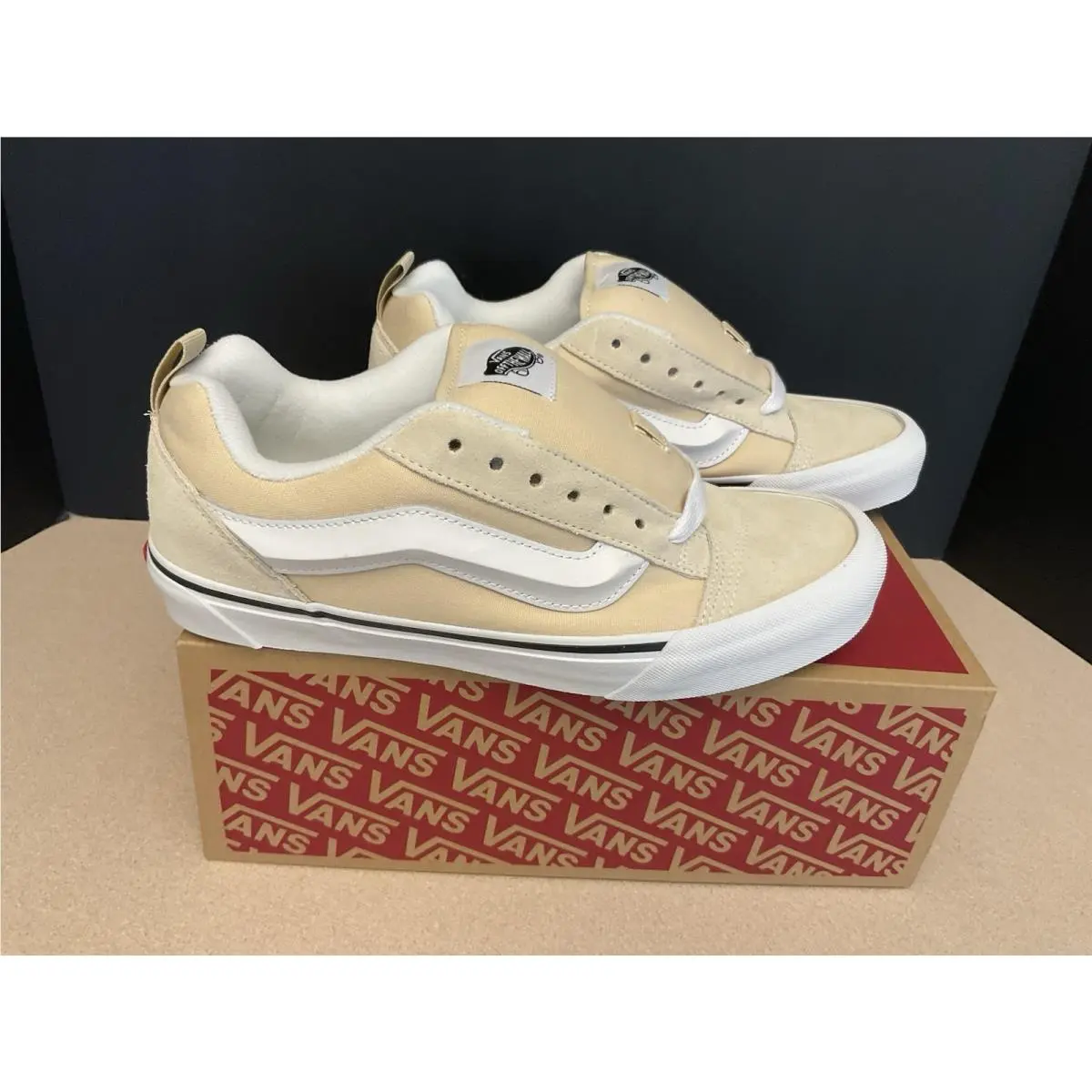 Womens Vans Knu Skool Theory Crème Brule Athletic Shoes. Size 10. Awesome