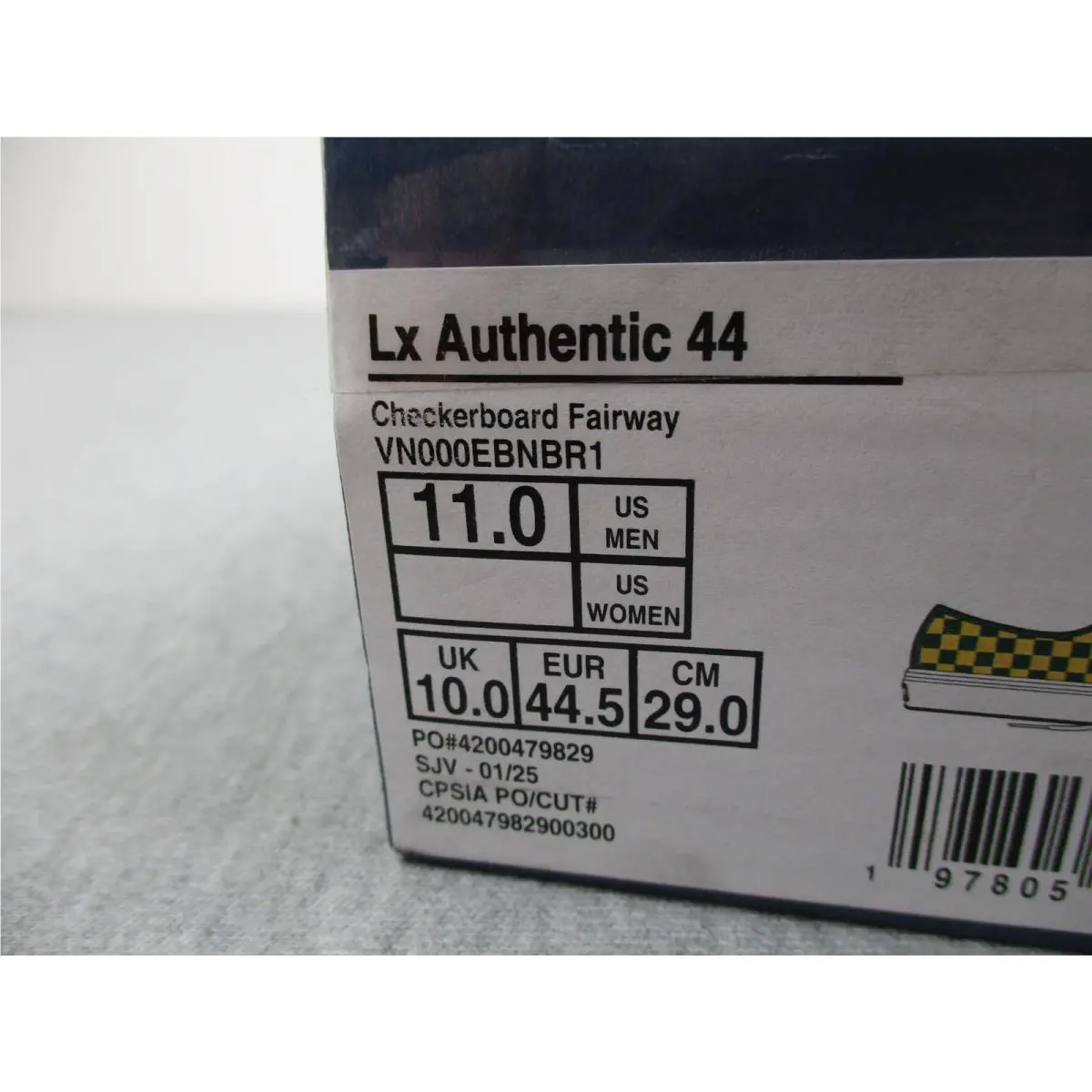 Vans shoes - Vans LX Authentic 44 Checkerboard Fairway - Green 10
