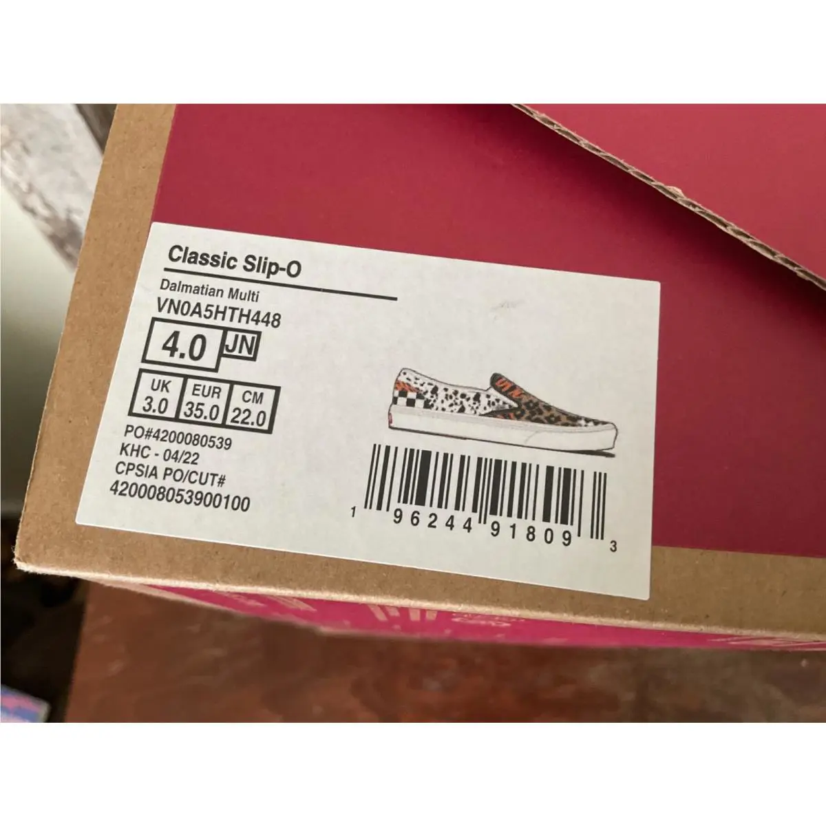 Vans shoes - VN0A5HTH448 - Vn0a5hth448 - Multicolor 7