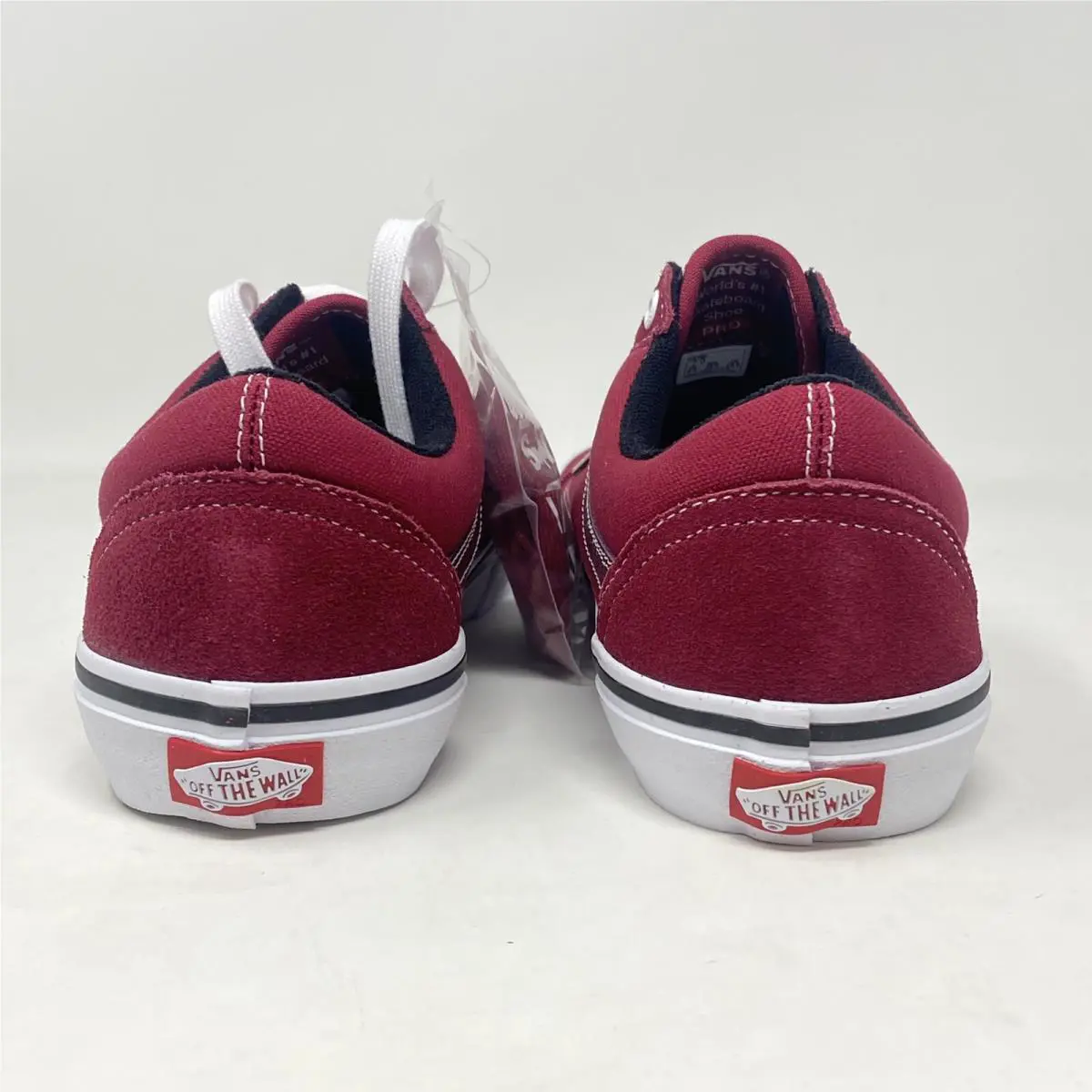 Vans shoes - Vans Old Skool Pro - Old Skool Pro - Red (UPC: 192824101695) 2