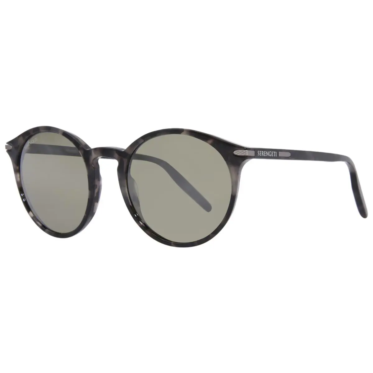 Serengeti Leonora 8842 Sunglasses Women`s Shiny Black Tortoise/ultra-light 51mm - Frame: Black, Lens: Gray