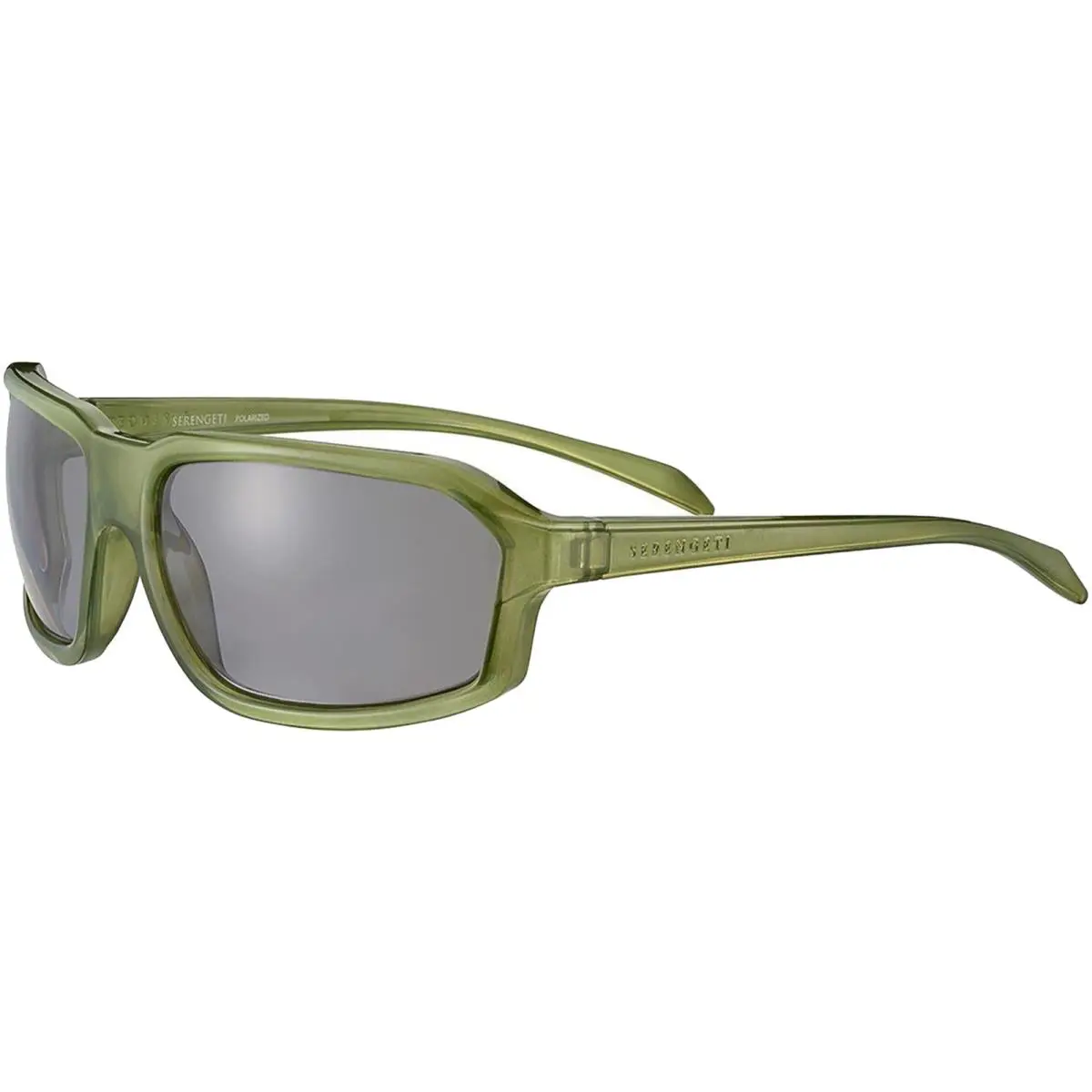 Hext Polarized Shiny Milky Khaki Wrap Sunglasses - SS571001 - Italy by Serengeti