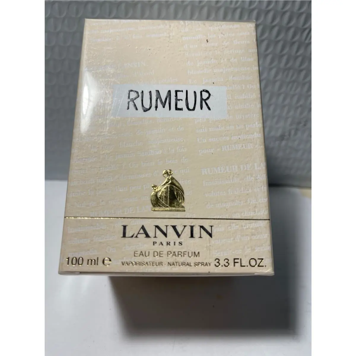 Rumeur Lanvin 3.3 oz / 100 ml Eau de Parfum Women Formula in Seal Box