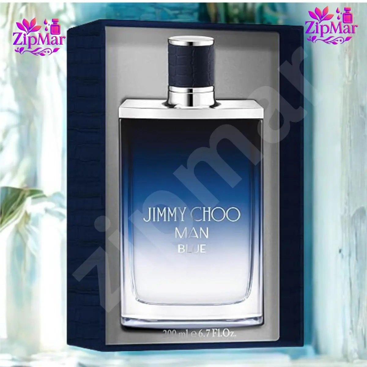 Jimmy Choo Man Blue Edt 6.7 oz/200 mL Eau de Toilette Woody Fragrance s