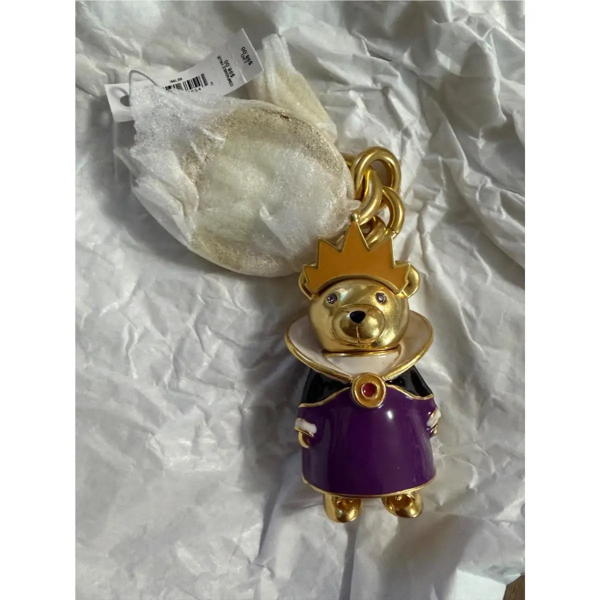 w Tags Coach x Disney Villains Evil Queen Bear Bag Charm Keychain CC345