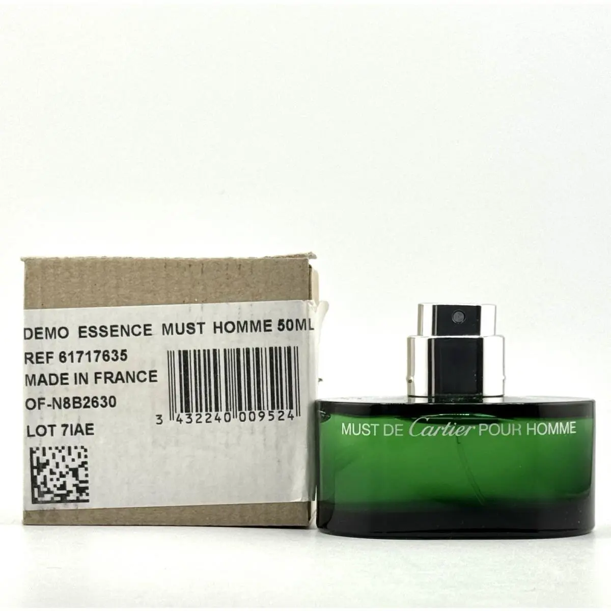 Cartier Essence Must de Cartier Homme 1.6 oz Spray Eau de Toilette Tester w Box