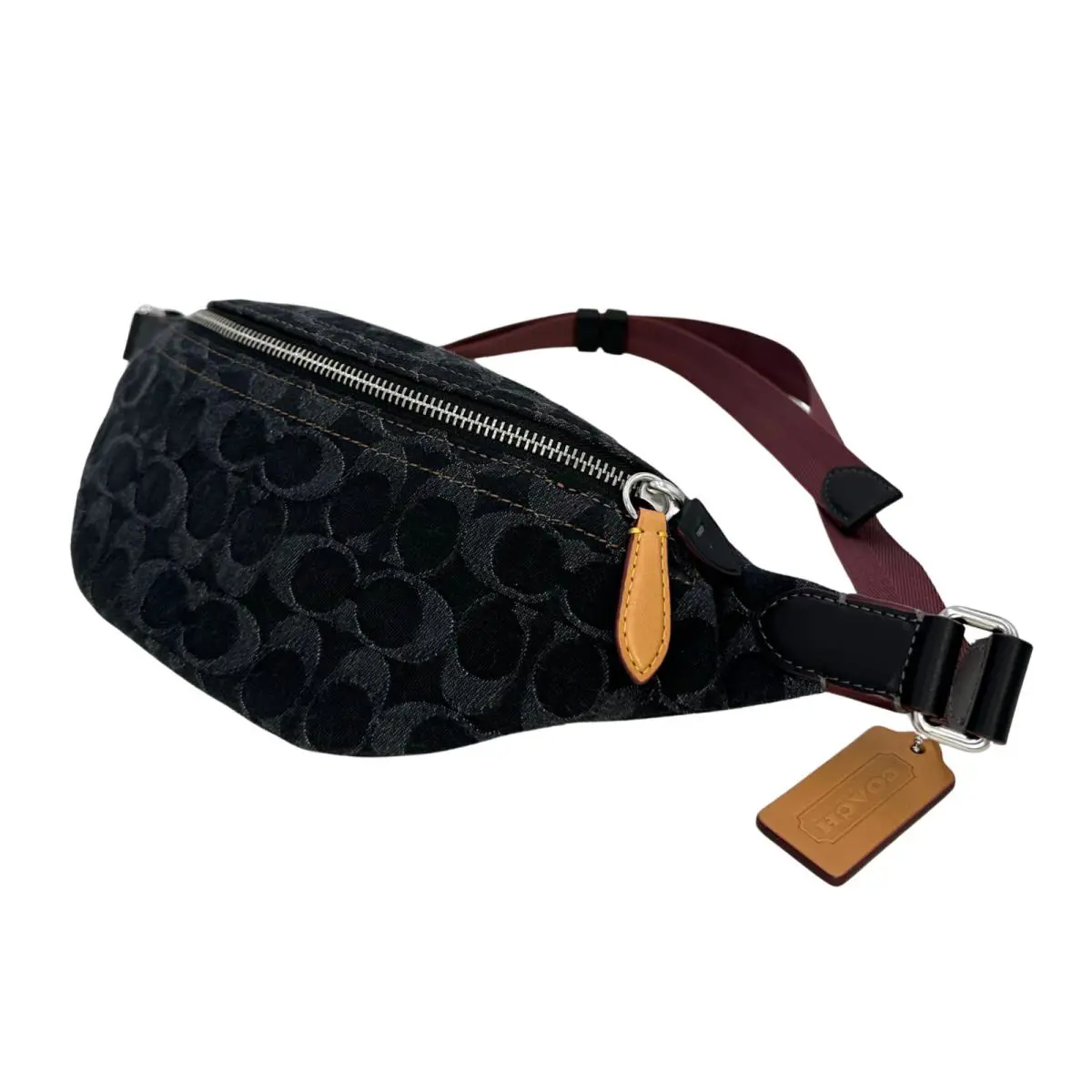 Coach Charter Belt Bag 7 in Signature Denim