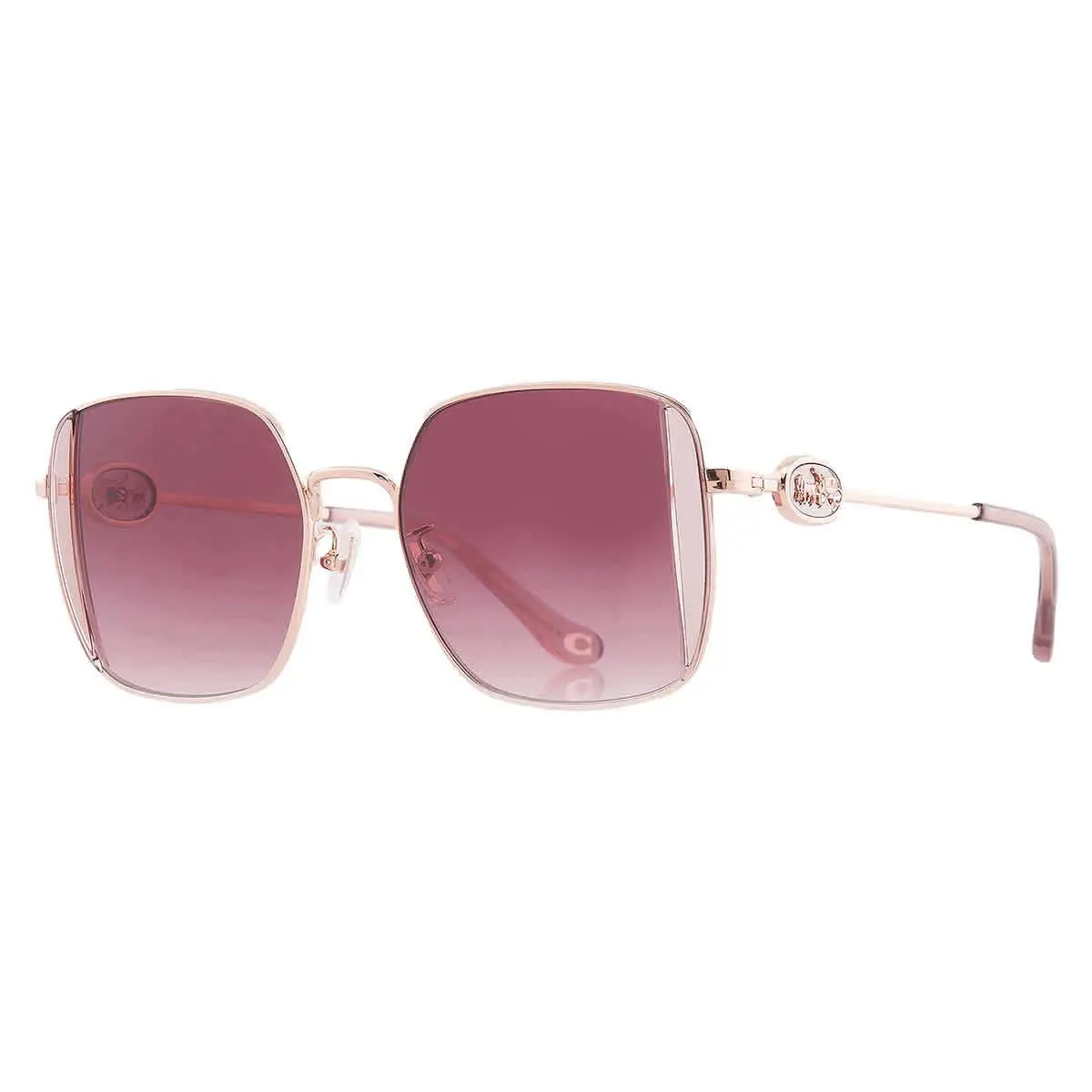 Coach Gradient Berry Red Square Ladies Sunglasses HC7177B 93318H 51