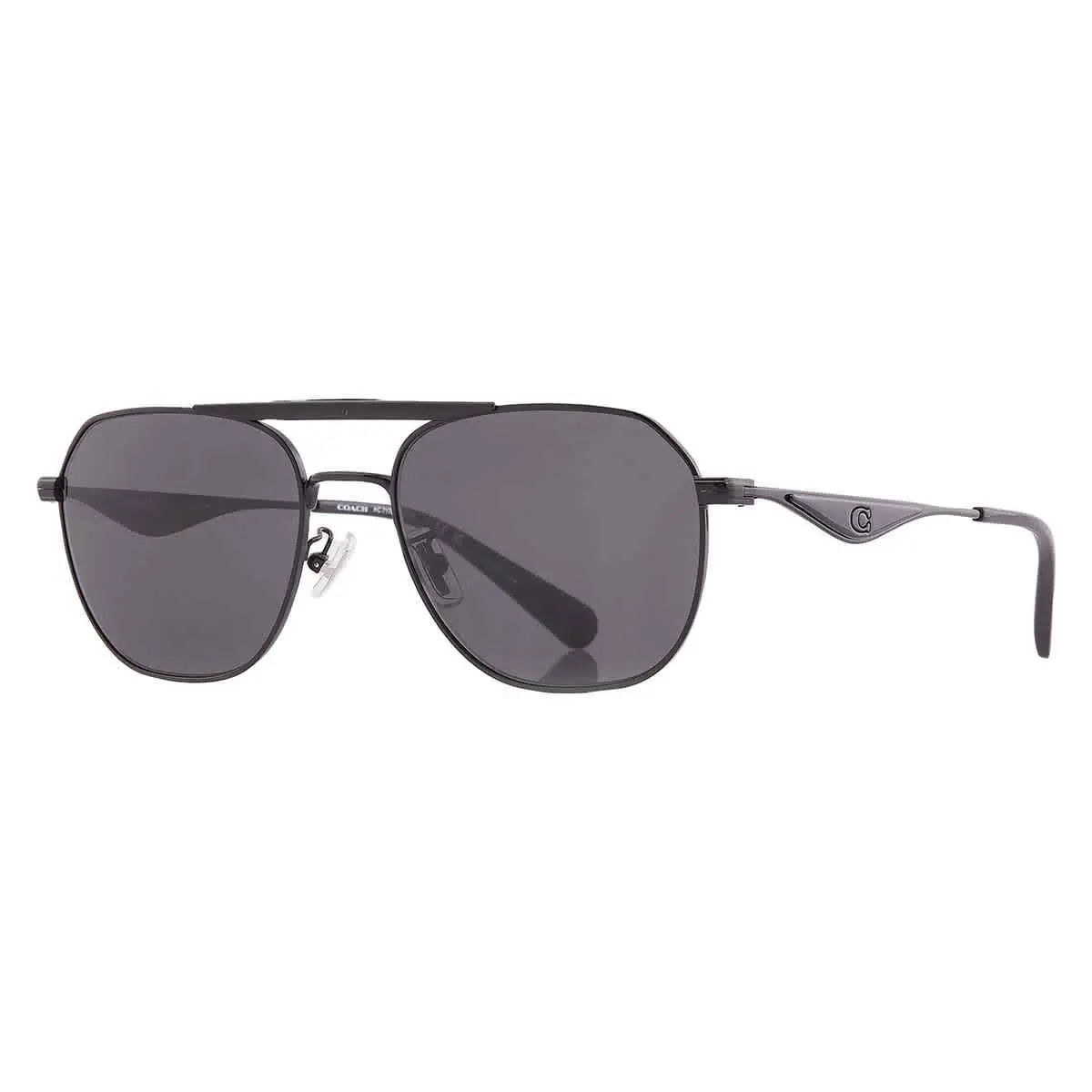 Coach Grey Pilot Men`s Sunglasses HC7178 939387 57 HC7178 939387 57