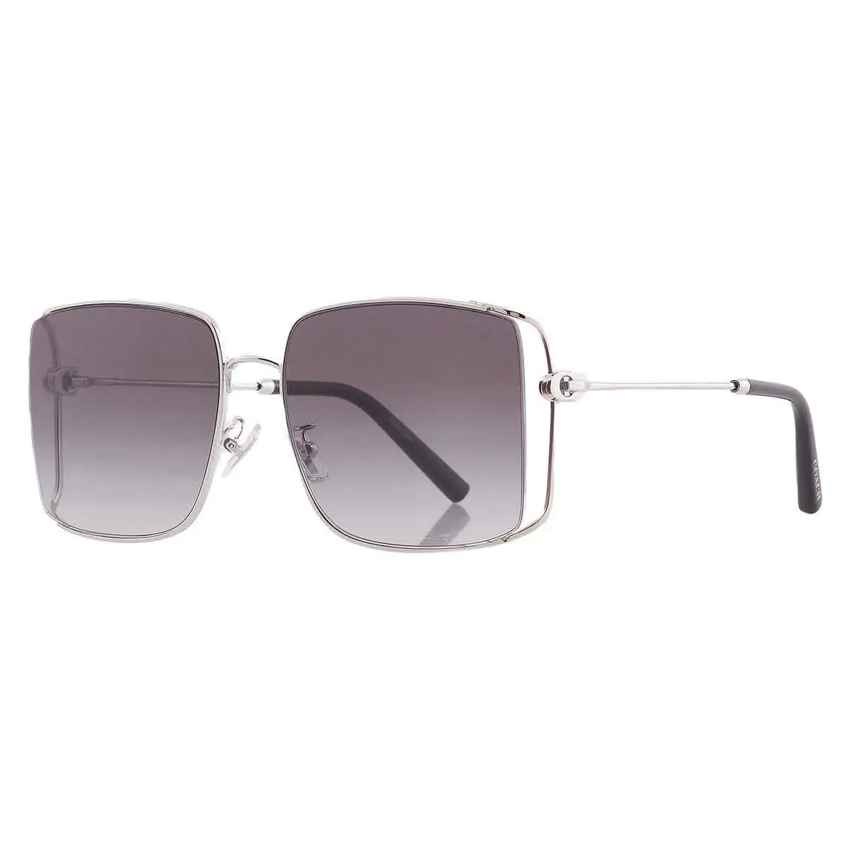 Coach Grey Gradient Square Ladies Sunglasses HC7174D 90013C 59 HC7174D 90013C 59
