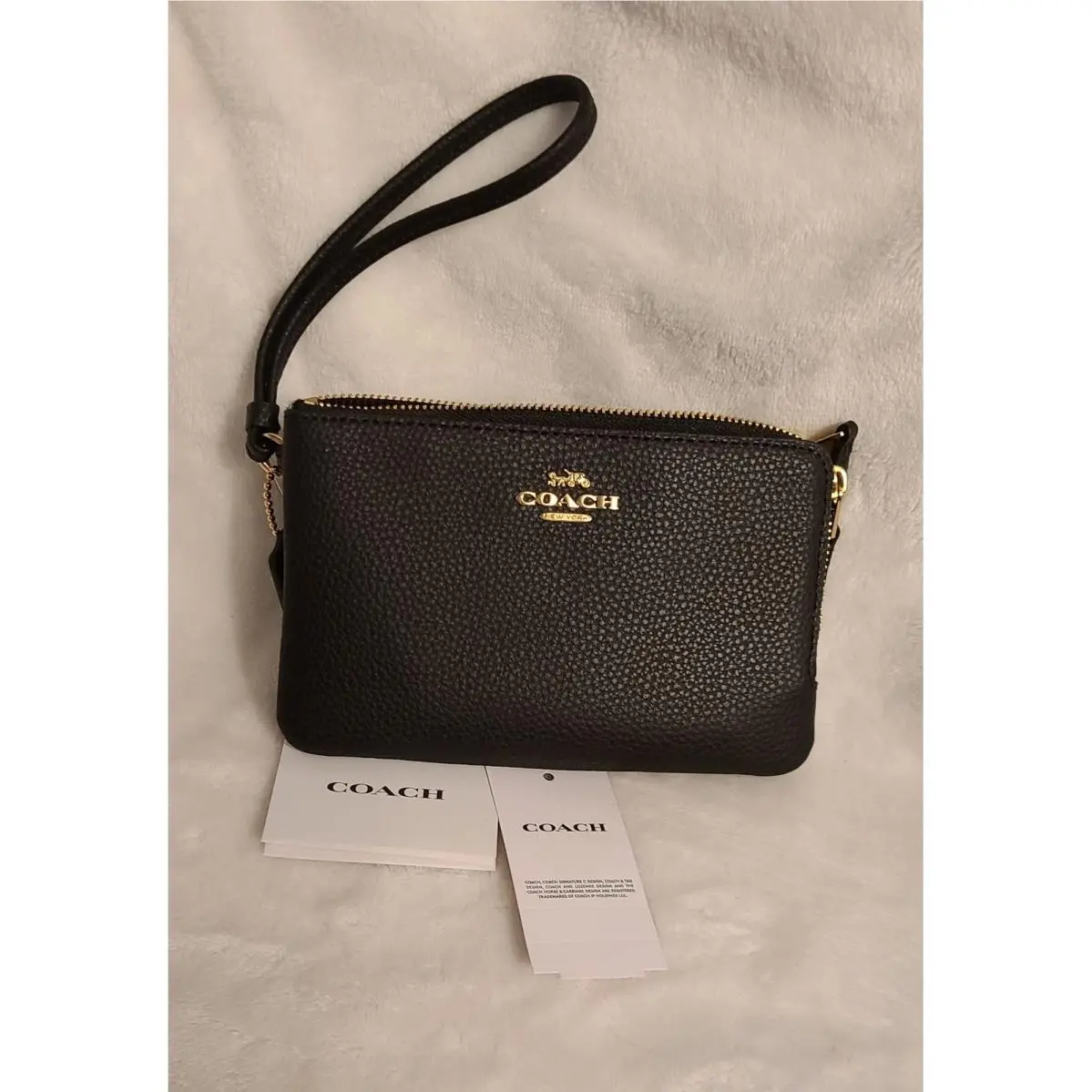 Coach Double Zip Wristlet