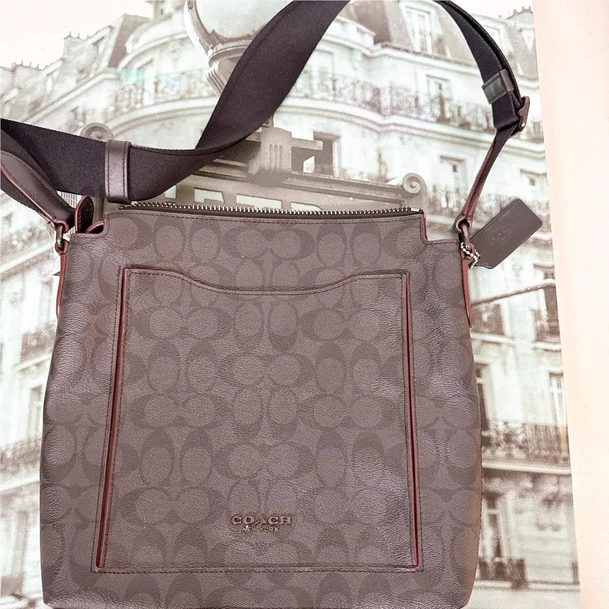 Coach 89950 Beckett Pocket Crossbody In Signature Canvas