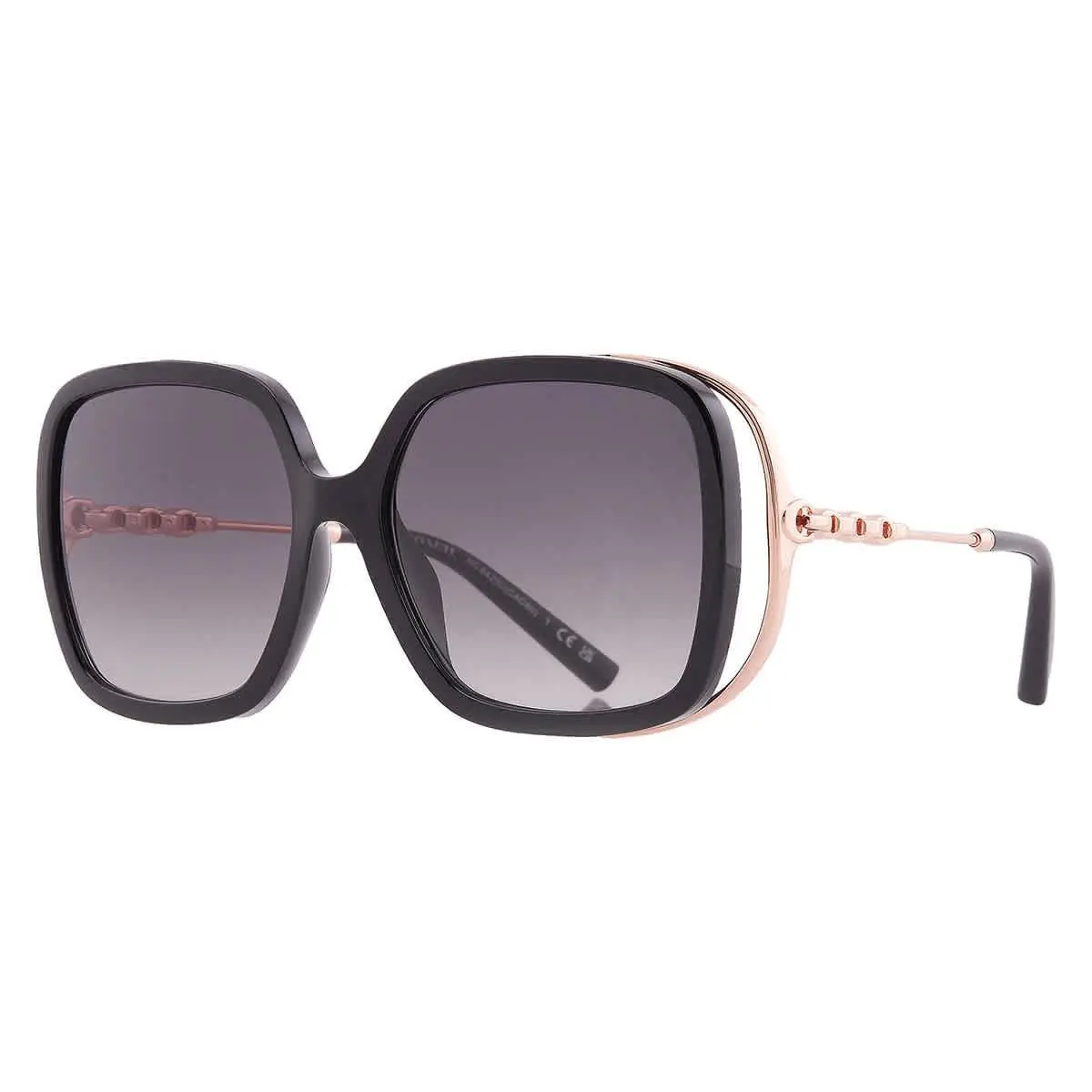 Coach Grey Gradient Square Ladies Sunglasses HC8423U 50023C 56 HC8423U 50023C 56