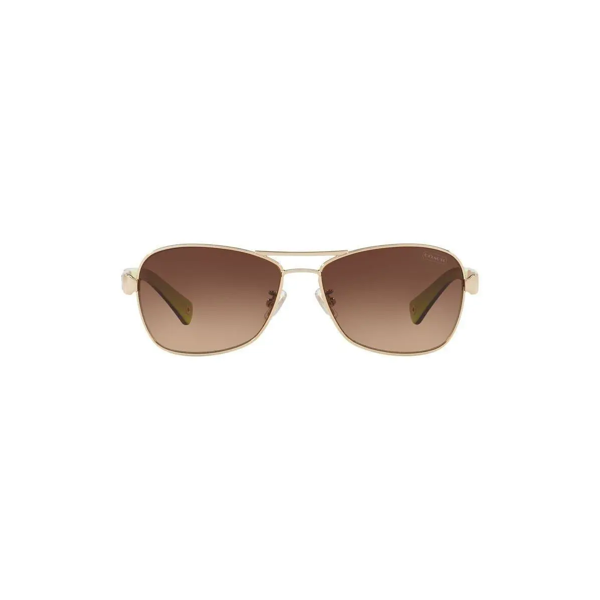 Coach Women Caroline 56mm Gradient Aviator Sunglasses Brown