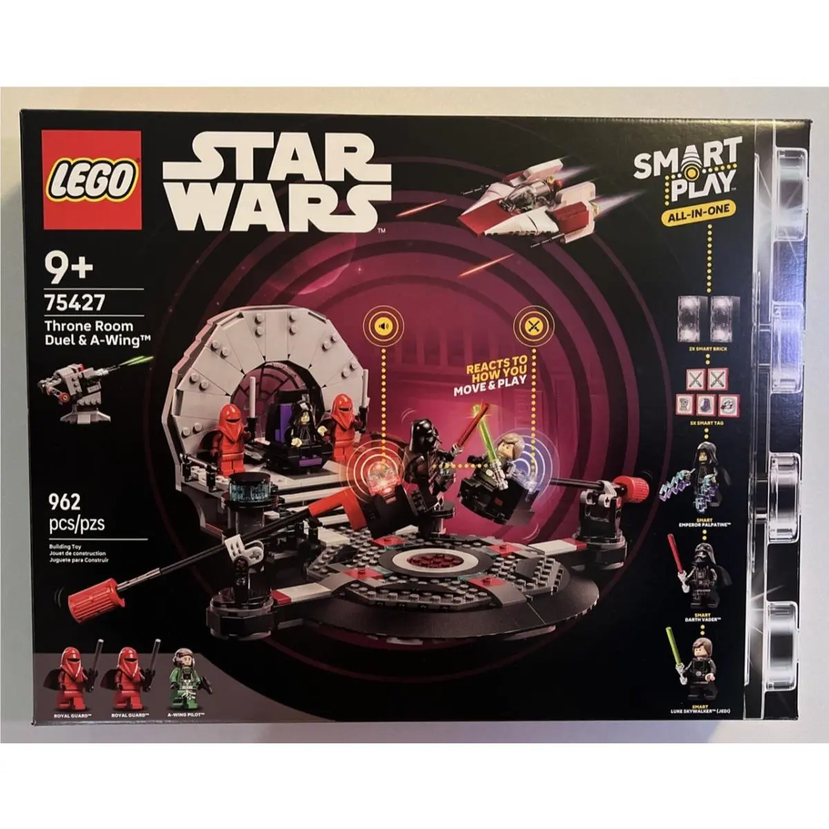 2026 Lego 75427 Star Wars Smart Play - Throne Room Duel A-wing
