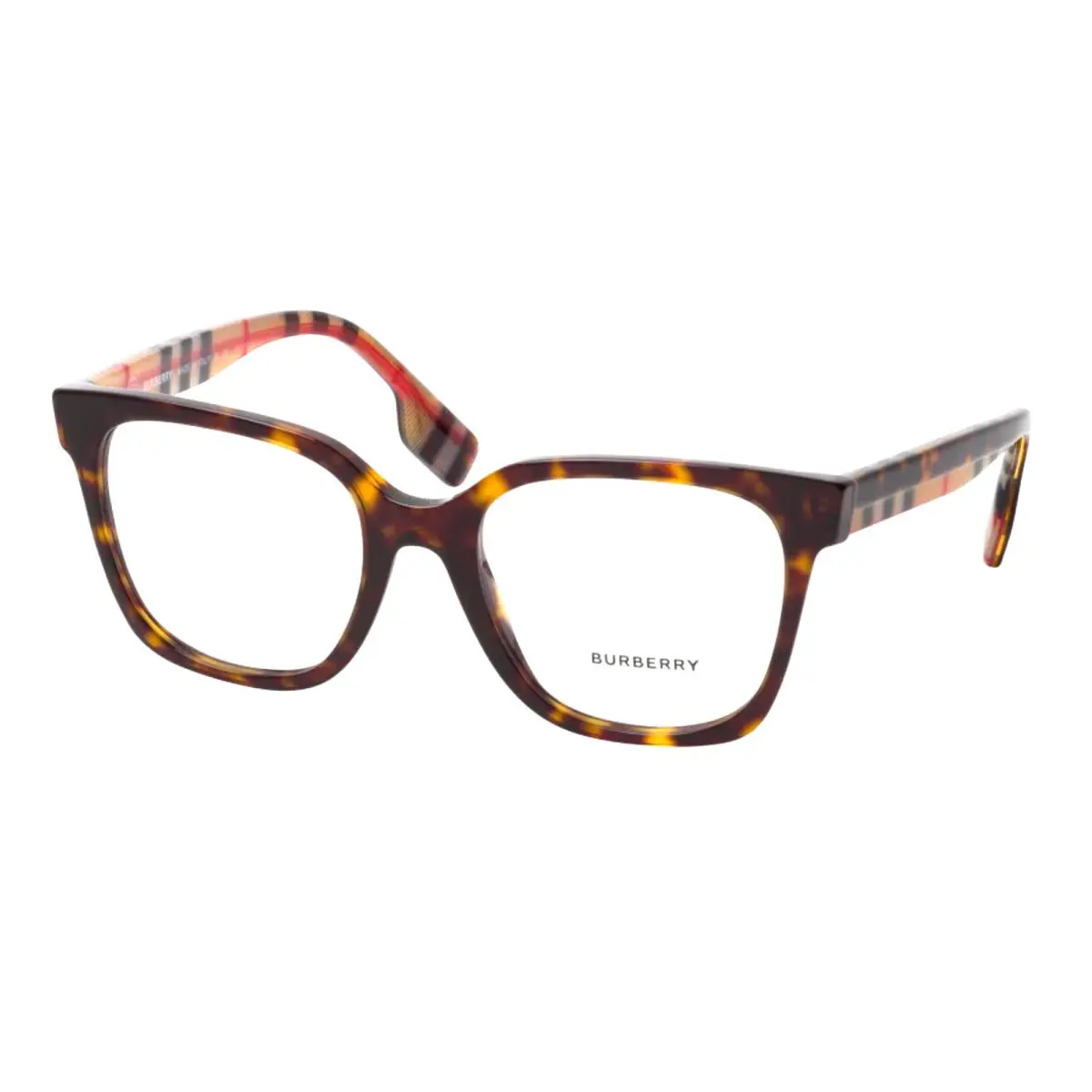 Burberry Evelyn Eyeglasses B 2347 3943 52-19 140 Havana Tortoise Plaid Frame