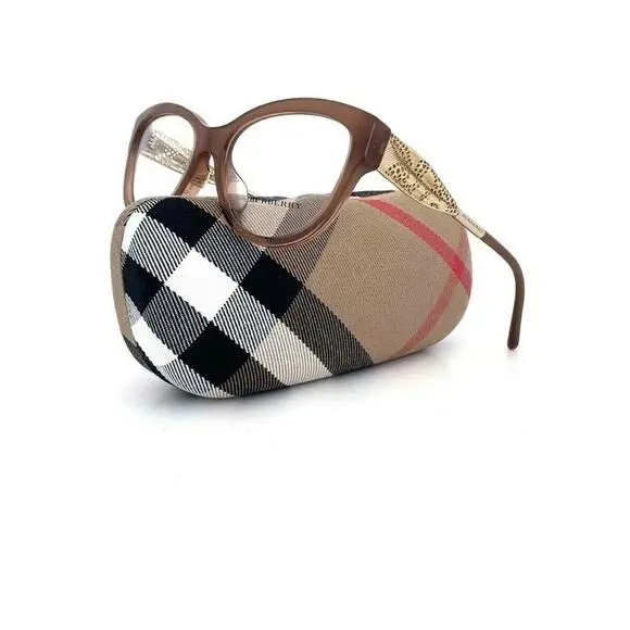 Burberry Glasses B 2210-f 3173 53 17 140 Plastic Metal Eyeglasses Women`s