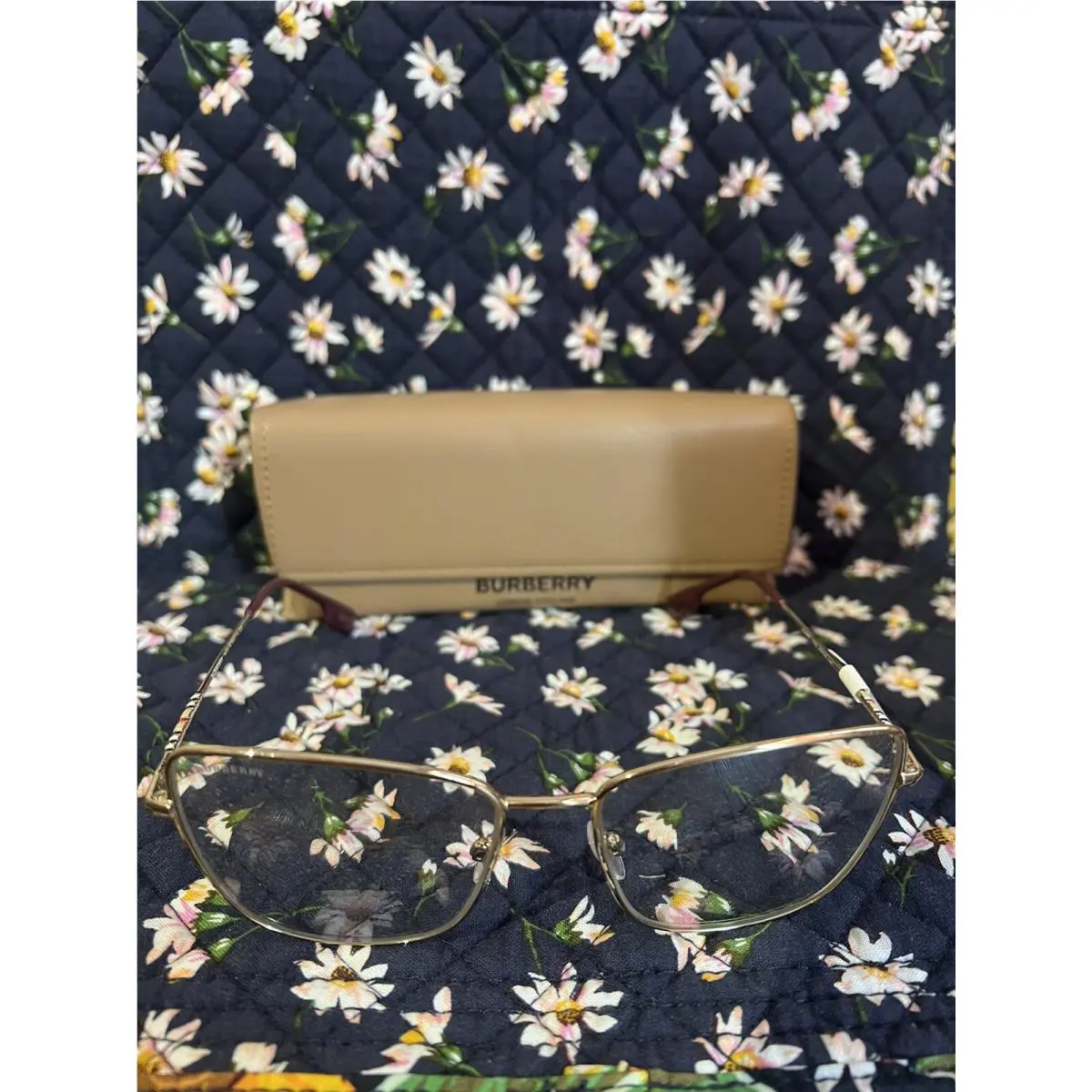 Burberry Eyeglasses B 1367 1339 55-16-140. Case Included