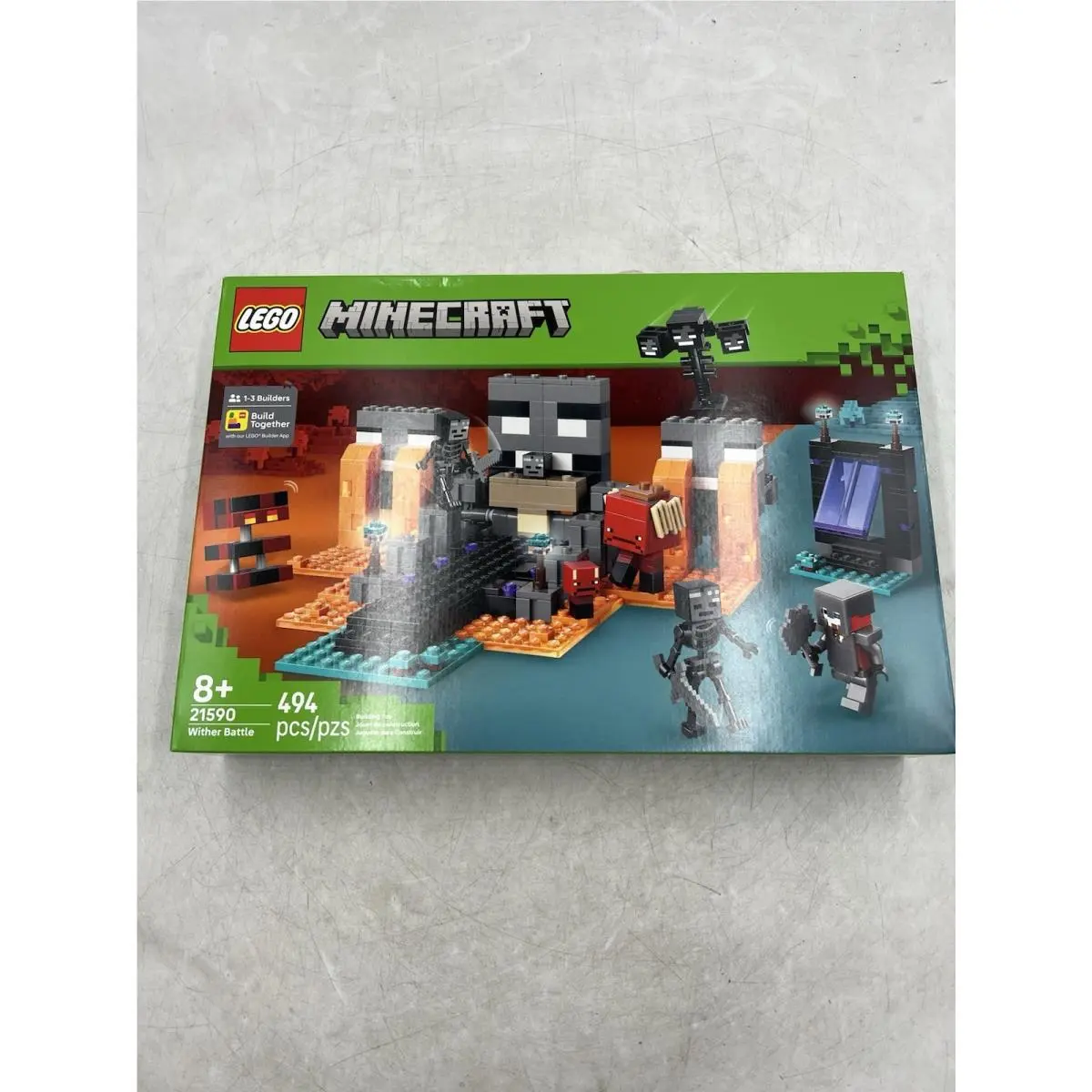 Lego Minecraft 21590 The Wither Battle Set 494pcs