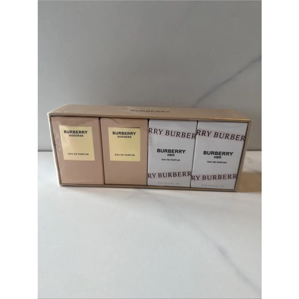 Burberry Her Goddess Eau de Parfum Edp 0.16 oz/5 ml 4-Piece Travel Set