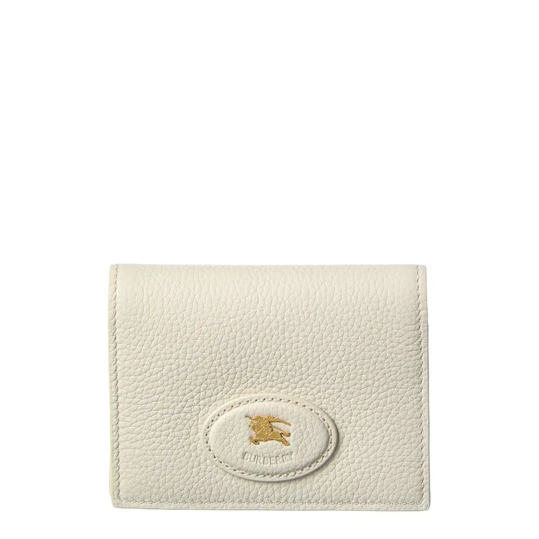Burberry Bloomsbury Folding Leather Card Case Women`s White
