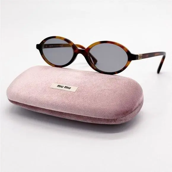 Miu Miu Sunglasses MU04ZS 21C40O Havana Women MU 04ZS Smu 04Z