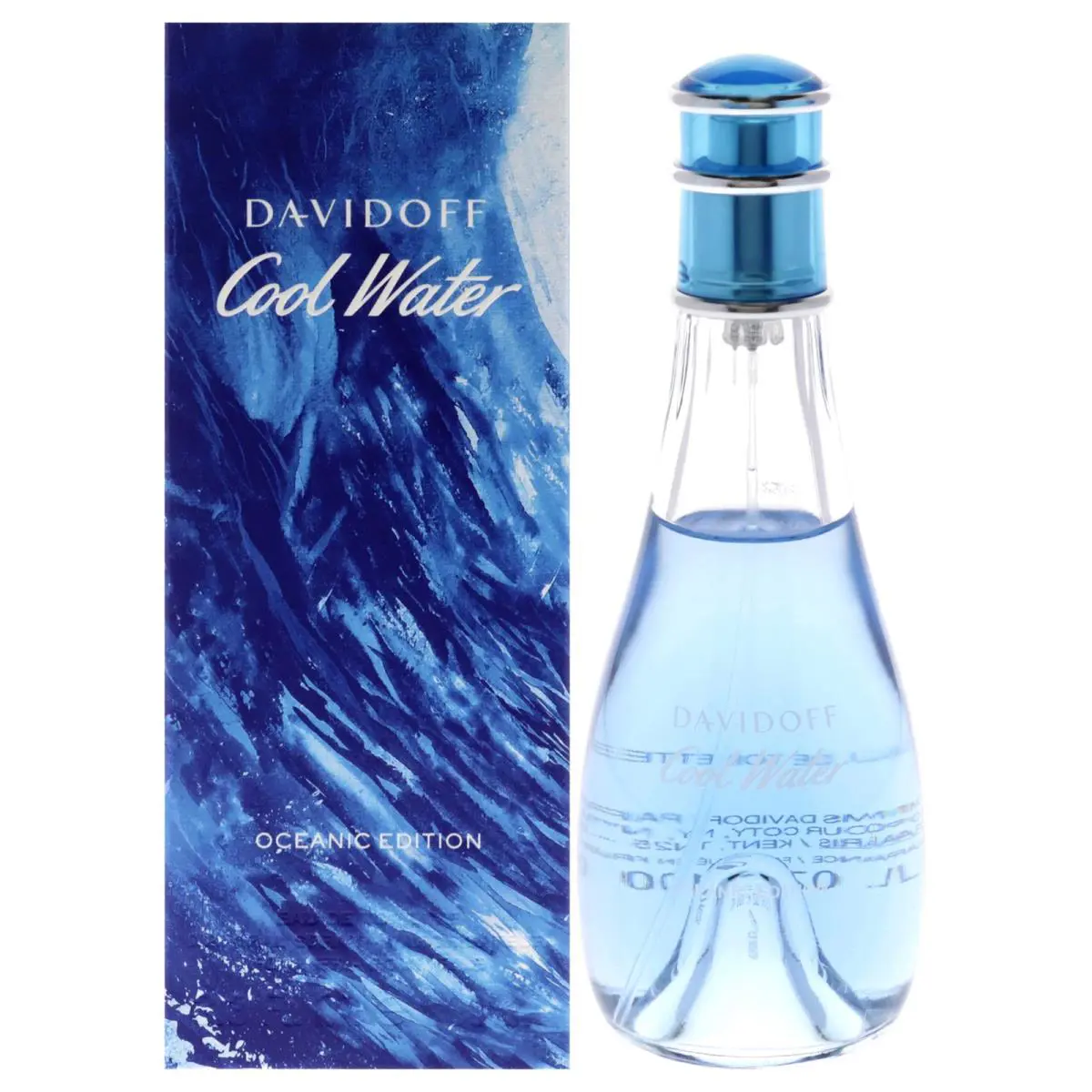 2 Pack Cool Water Oceanic Edition by Davidoff For Women - 3.3 oz Edc Spray