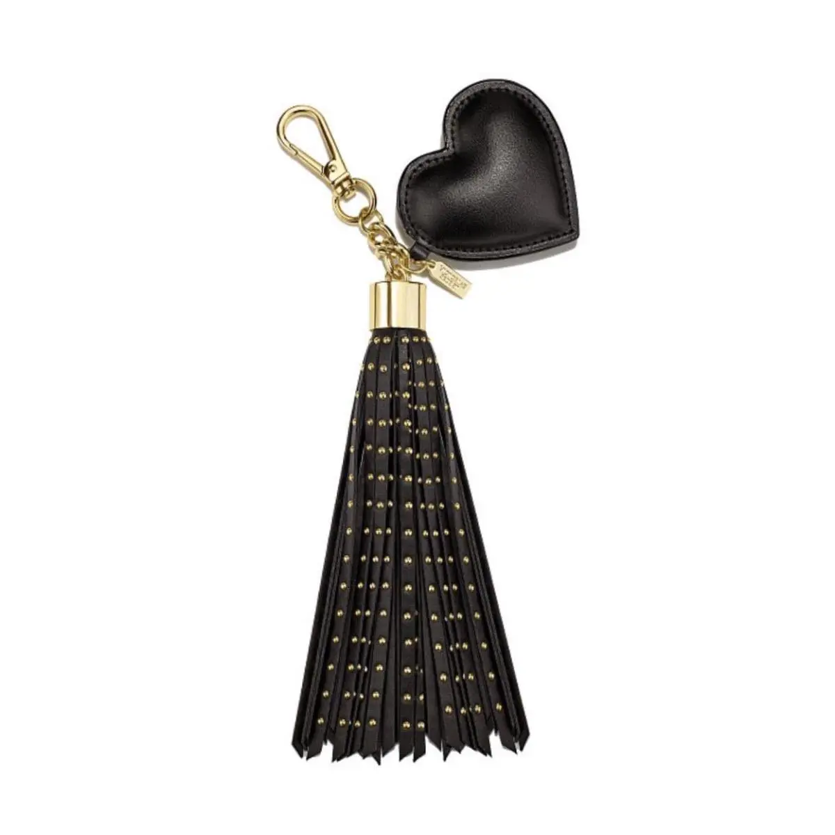 Victorias Secret Neon Tropical Bling Tassel Logo Key Chain Ring Bag Charm