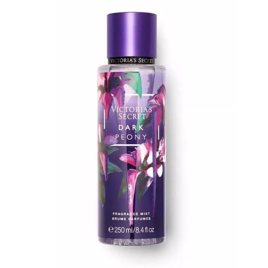 Victorias Secret Dark Peony Fragrance Body Mist Brume Prfumee 8.4