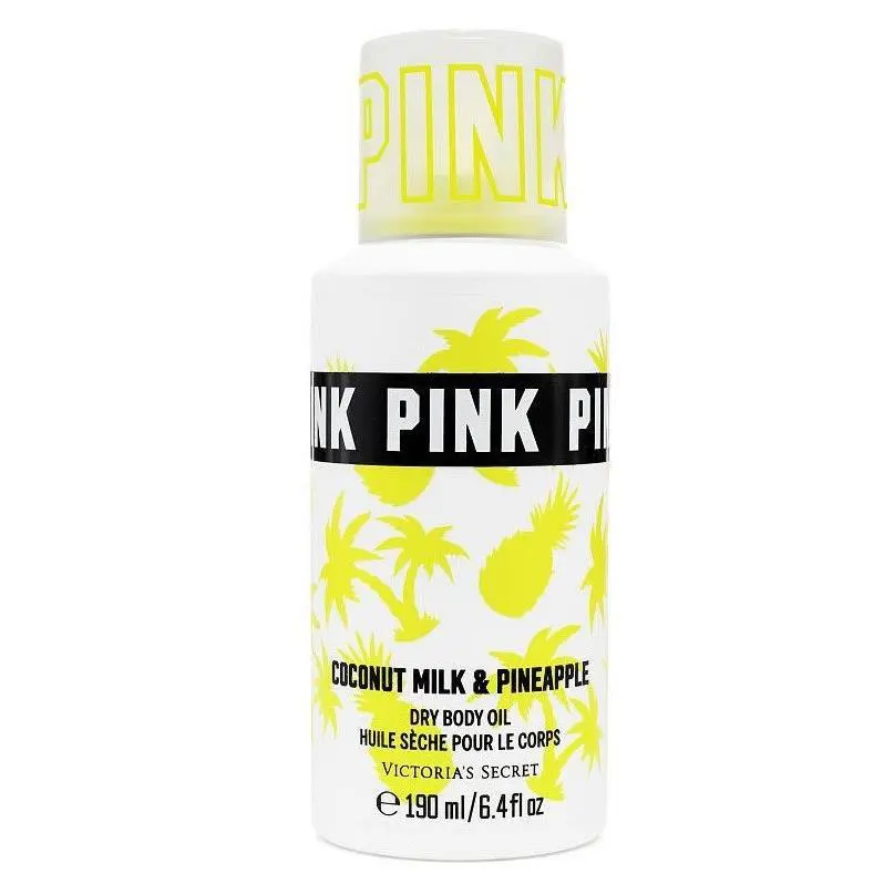 Victorias Secret Pink Coconut Milk Pineapple Dry Body Oil Mist 6.4 oz