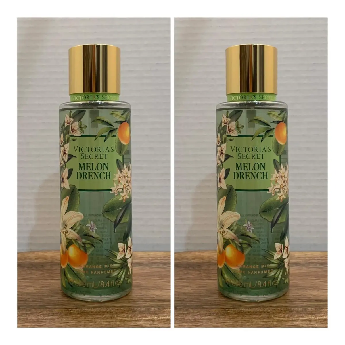 Victoria’s Secret Melon Drench Fragrance Mist 8.4 Fl.oz. Lot of 2