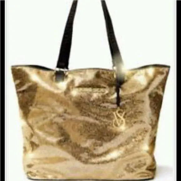 Victorias Secret Stunning Bling Weekender Get Away Travel Shopper Bag Tote