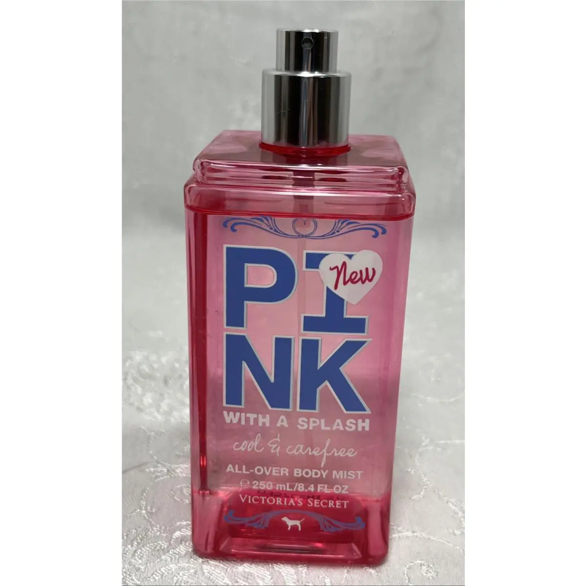 Victoria’s Secret Pink with A Splash Cool and Carefree Body Mist 8.4 Oz Read