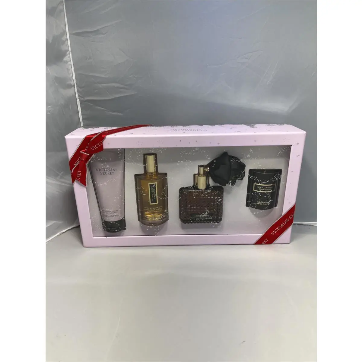 Victorias Secret Scandalous Lotion Room Spray Eau DE Parfum Candle Gift Set