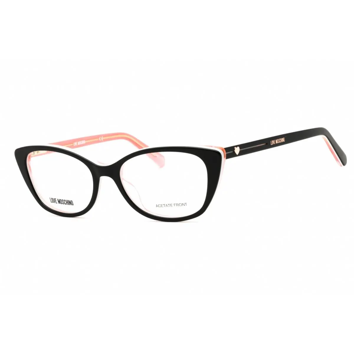 Moschino Love MOL548 0807 00 Black 51mm Eyeglasses - Frame: Black, Lens: Clear Demo Lenses, code: 080700