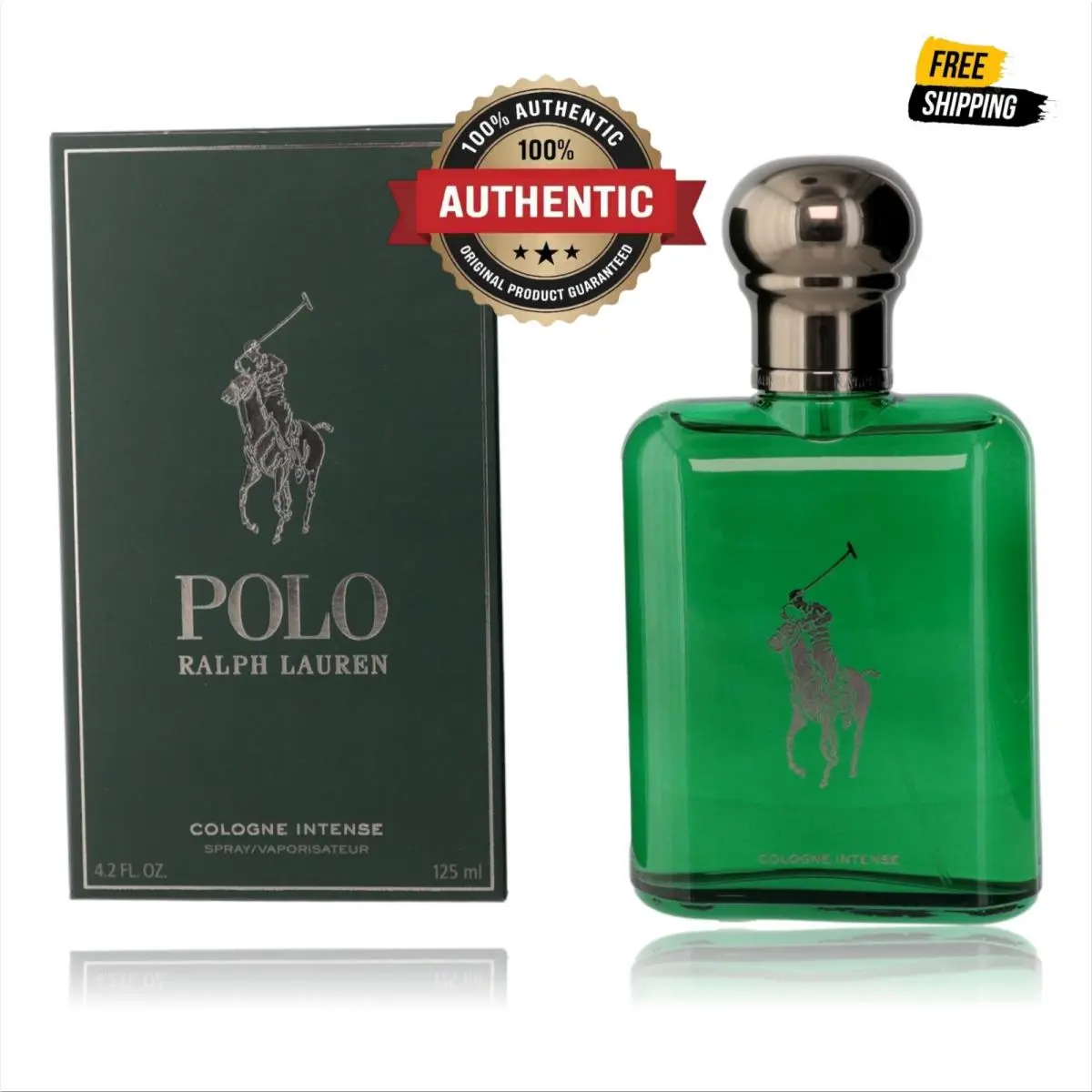 Polo by Ralph Lauren 4.2 oz Cologne Intense Spray For Men