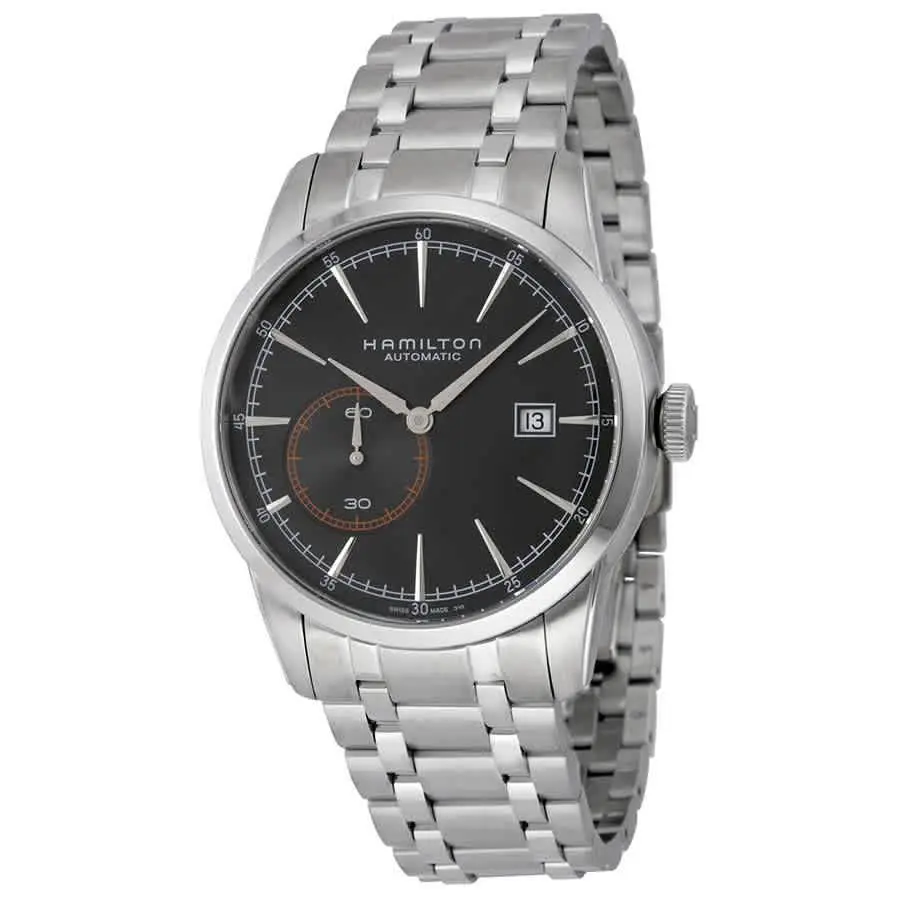 Hamilton Railroad Automatic Black Dial Men`s Watch H40515131