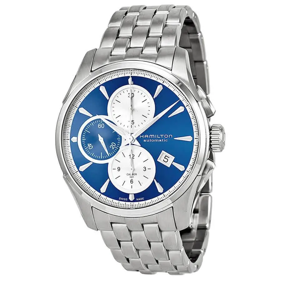 Hamilton American Classic Jazzmaster Blue Dial Men`s Watch H32596141 - Blue / Skeleton, Dial: Blue, Band: Silver