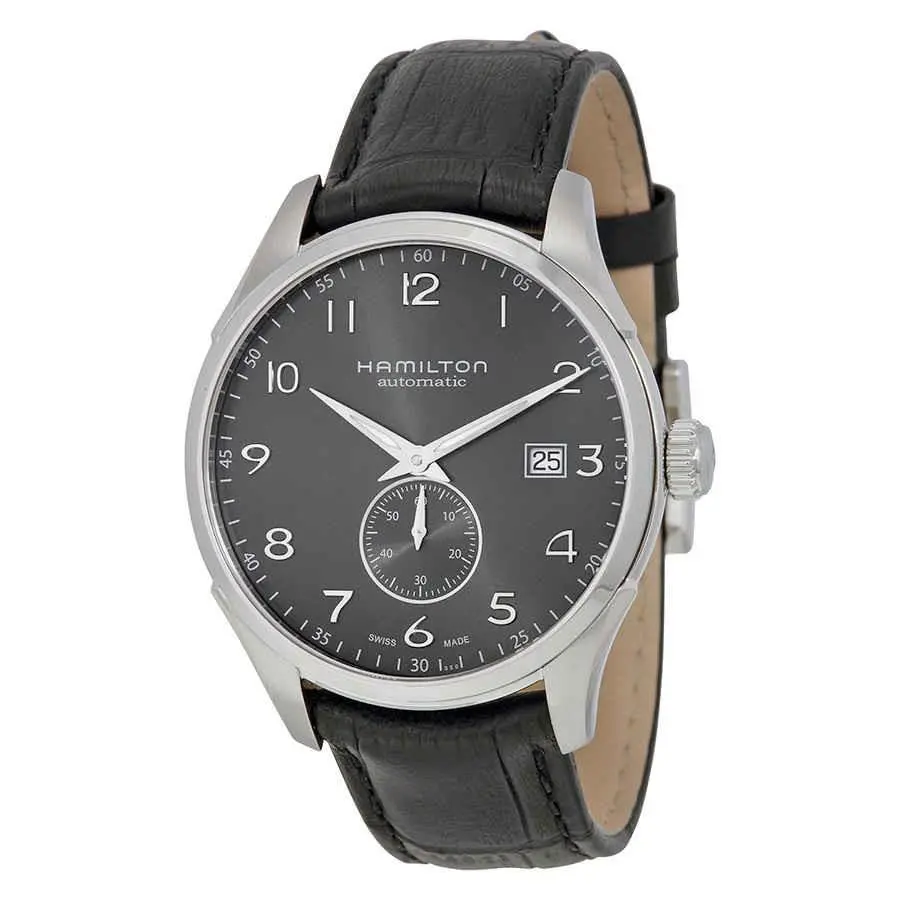 Hamilton Jazzmaster Maestro Automatic Black Dial Black Leather Men`s Watch