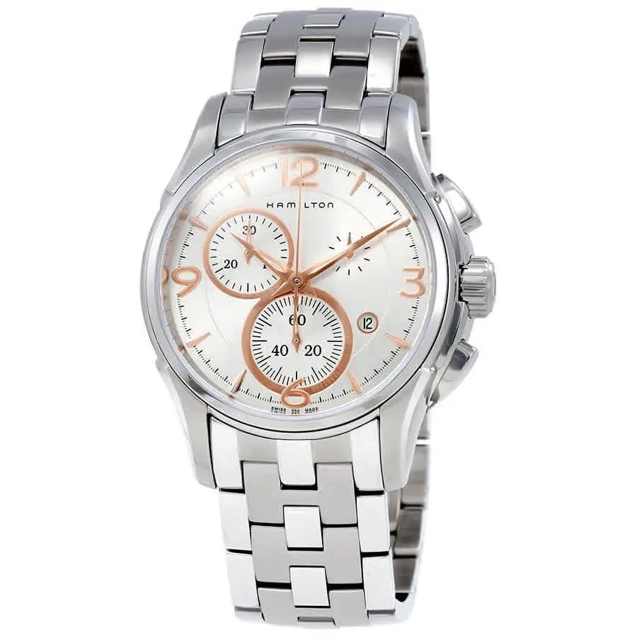 Hamilton Jazzmaster Chronograph Stainless Steel Men`s Watch H32612155