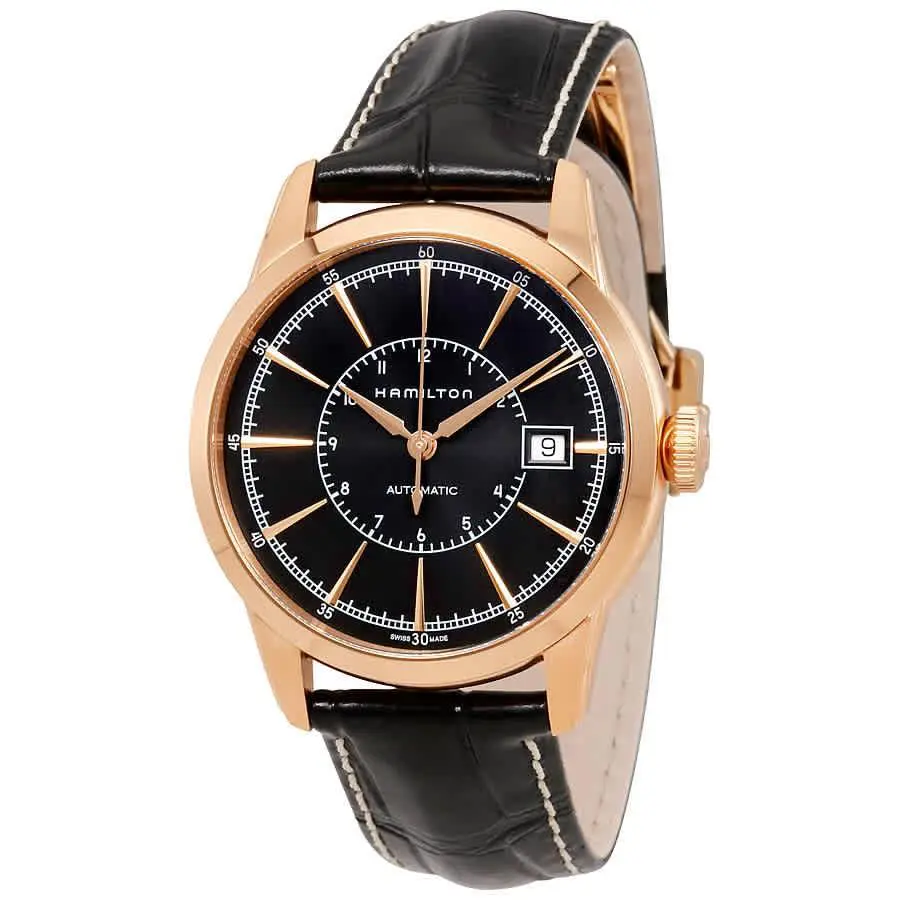 Hamilton American Classic Automatic Black Dial Men`s Watch H40505731