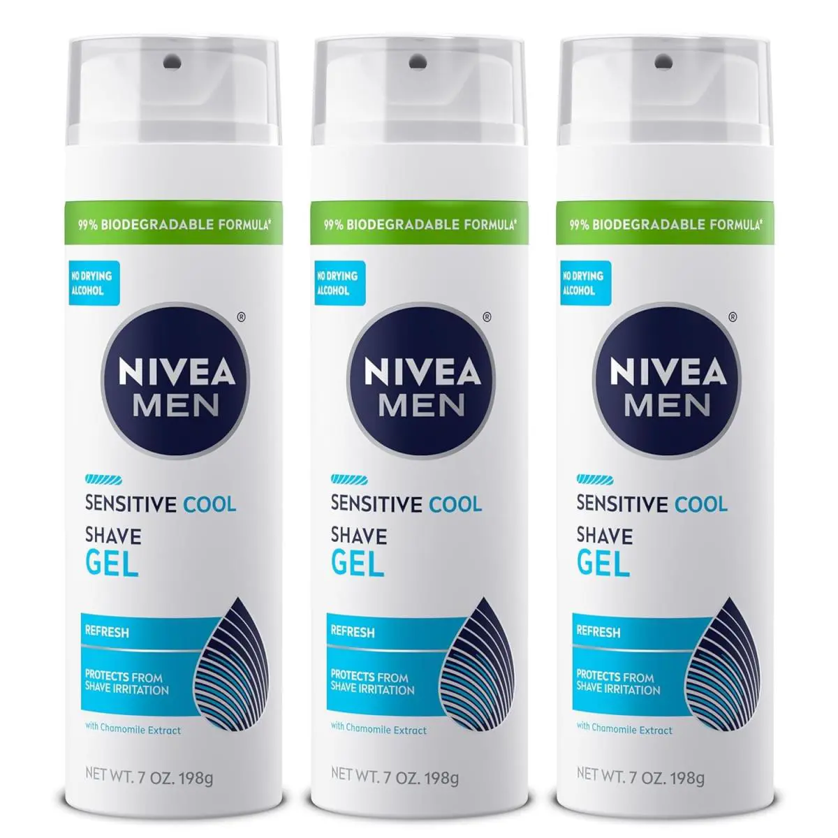 Nivea Men Sensitive Cool Shave Gel For Sensitive Skin Alcohol Free Shaving Gel