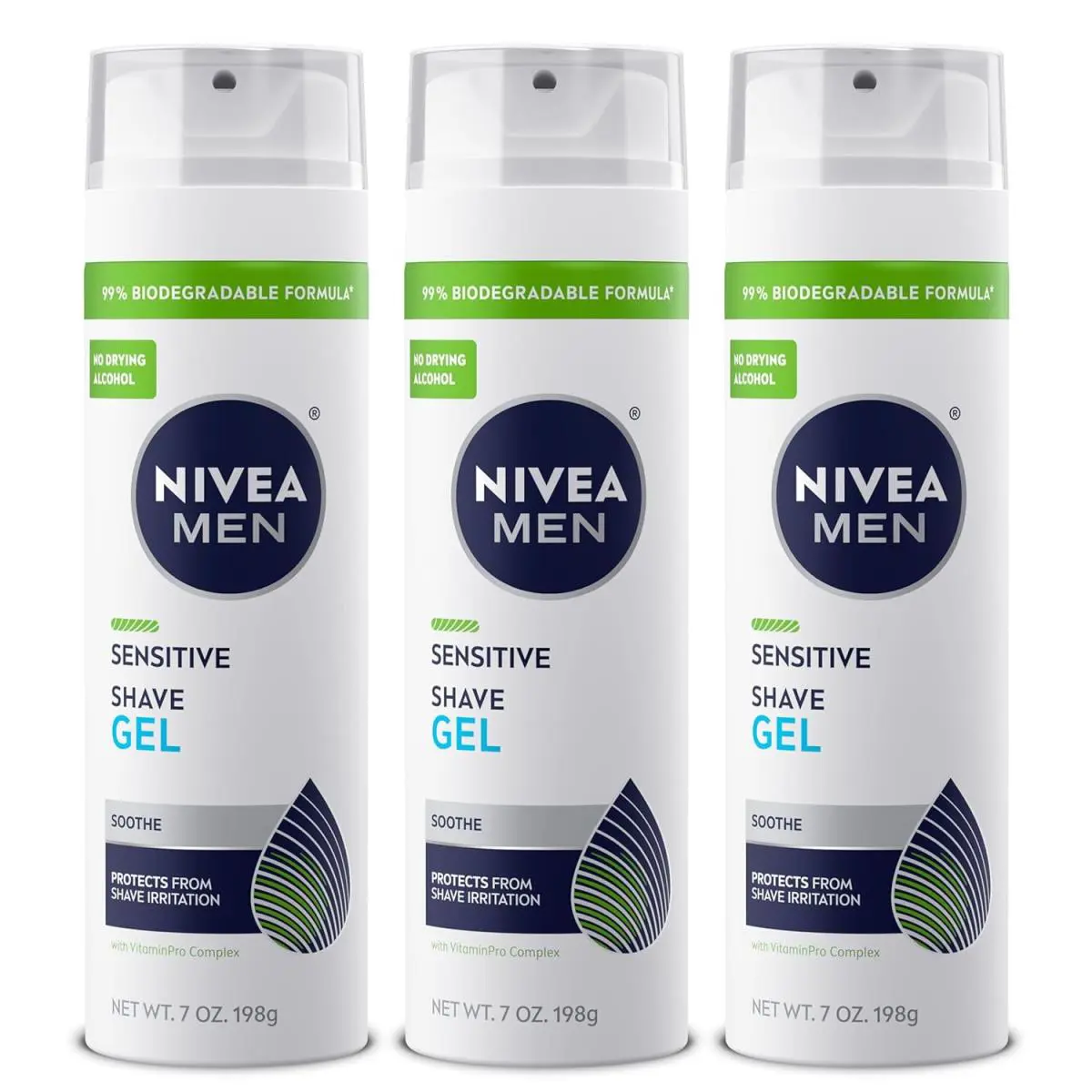 Nivea Men Sensitive Shave Gel Shaving Gel For Men with Sensitive Skin Enriched