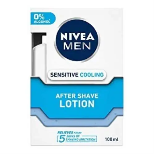 Men Aftershave Lotion - 100ml Sensitive Cooling by Nivea