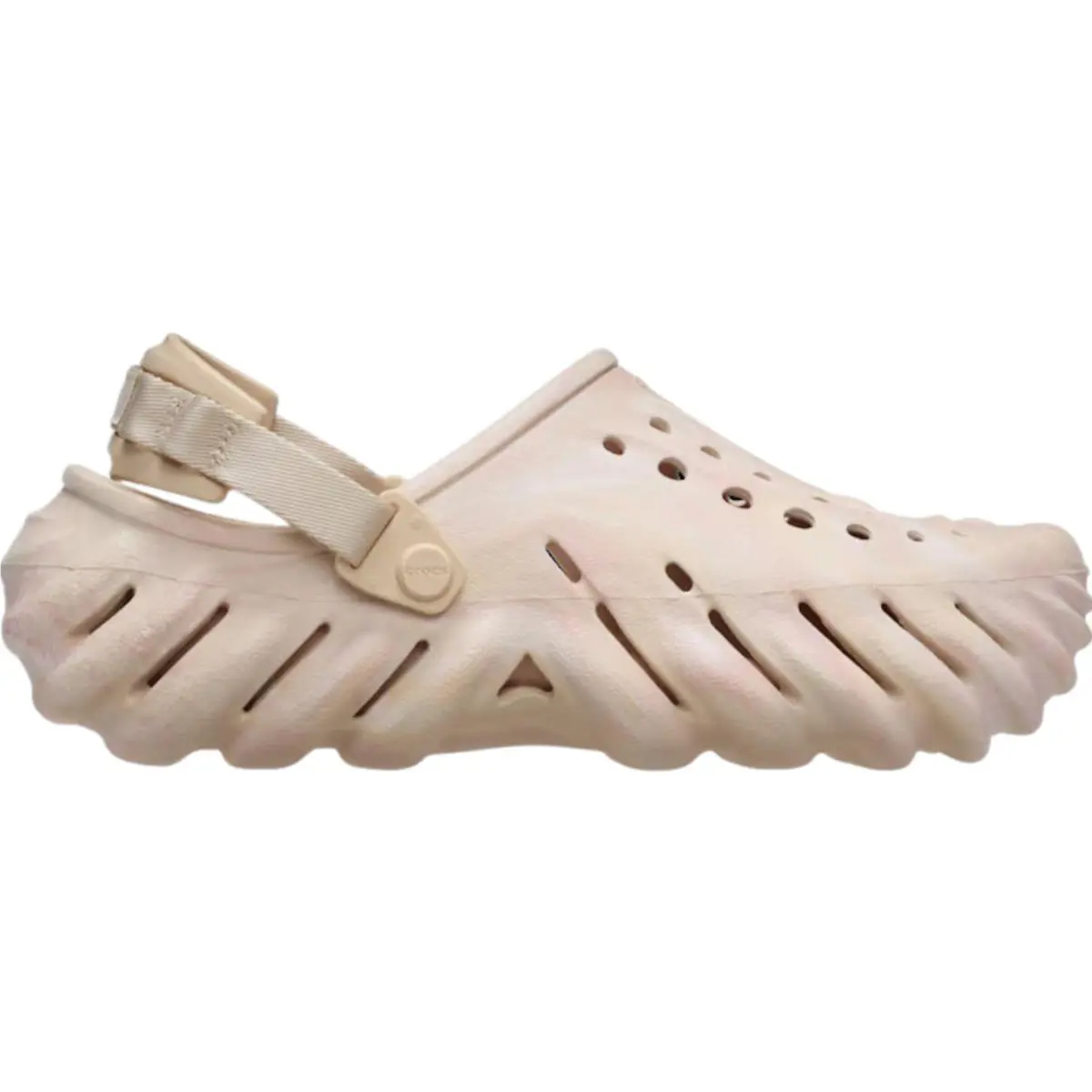 Crocs Echo Marbled Wave Clog W10 11 = M8 9 Watercolor Marble Literide Comfort - Bone